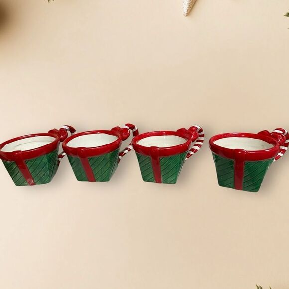 DEPT 56 6 PIECE TEA SET, O CHRISTMASS TREE - Picture 6 of 13